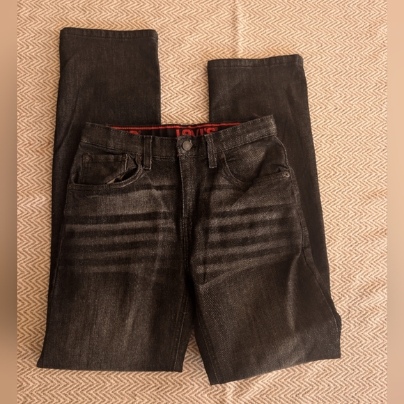 Levi's Kids Dark Gray Black 🖤 Jeans - Picture 4 of 8